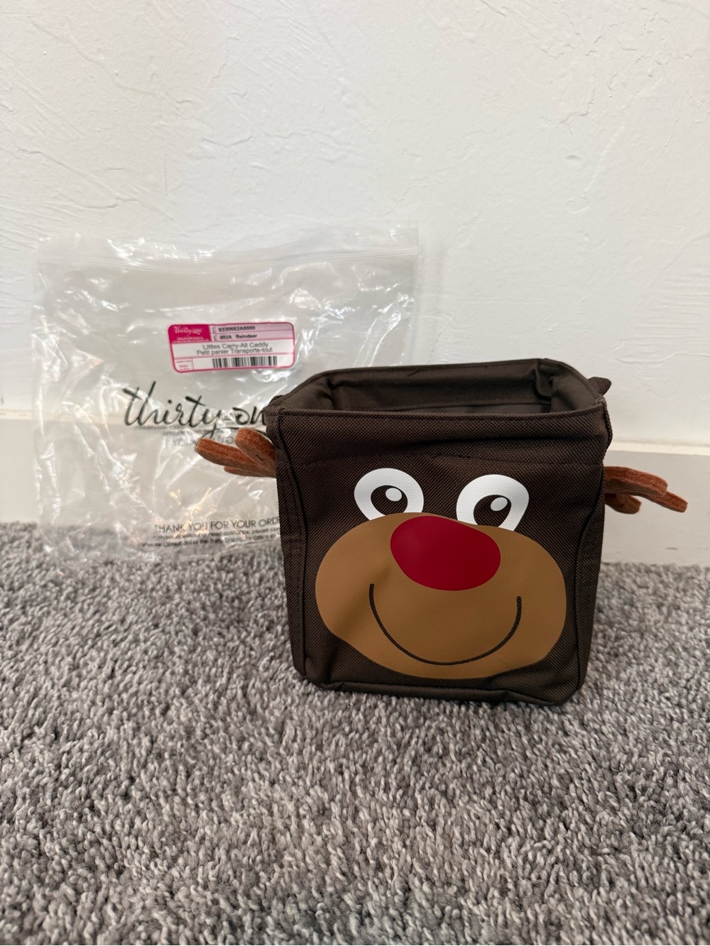 NIP thirty-one Littles Carry All Caddy in Reindeer